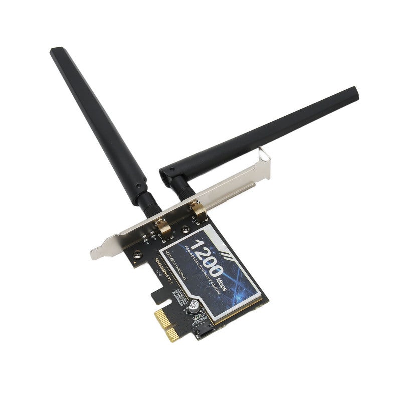 بطاقة إيثرنت PCIe 300 ميجابت في الثانية 2.4 جيجاهرتز 867 ميجابت في الثانية 5 جيجاهرتز عالية السرعة - بطاقة إيثرنت جيجابت مع اتصال لاسلكي بتقنية البلوتوث - محول شبكة PCIe للحواسيب المكتبية - Image 3