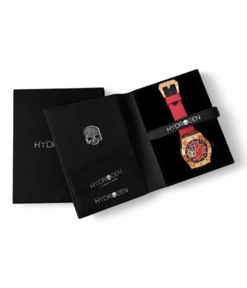 Hydrogen Watch Red/Rose Gold Automatic Vento Red Rose Gold Watch for Men | Best Price UAE