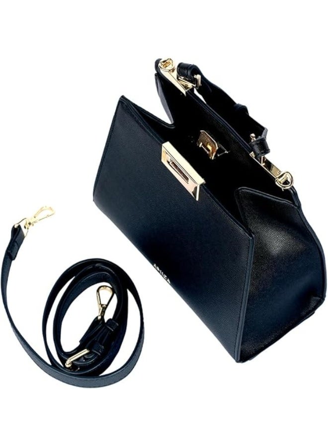 أميكا حقيبة كروس بودي صغيرة أنيقة للنساء، شنطة كتف وحافظة هاتف بتصميم عصري من الجلد الصناعي الفاخر مع حزام كتف قابل للتعديل والفصل - مثالية للمناسبات اليومية والسفر. - Image 5