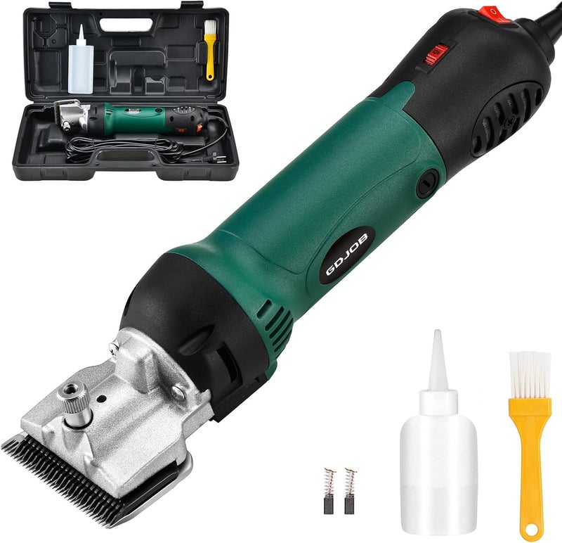 GDJOB Horses Clippers,500w Professional Horse Grooming Kit, Pet Farm Supplies for Shaving Fur Wool in Horse, Cattle, Dog, Farm Livestock Pet Grooming - Image 1