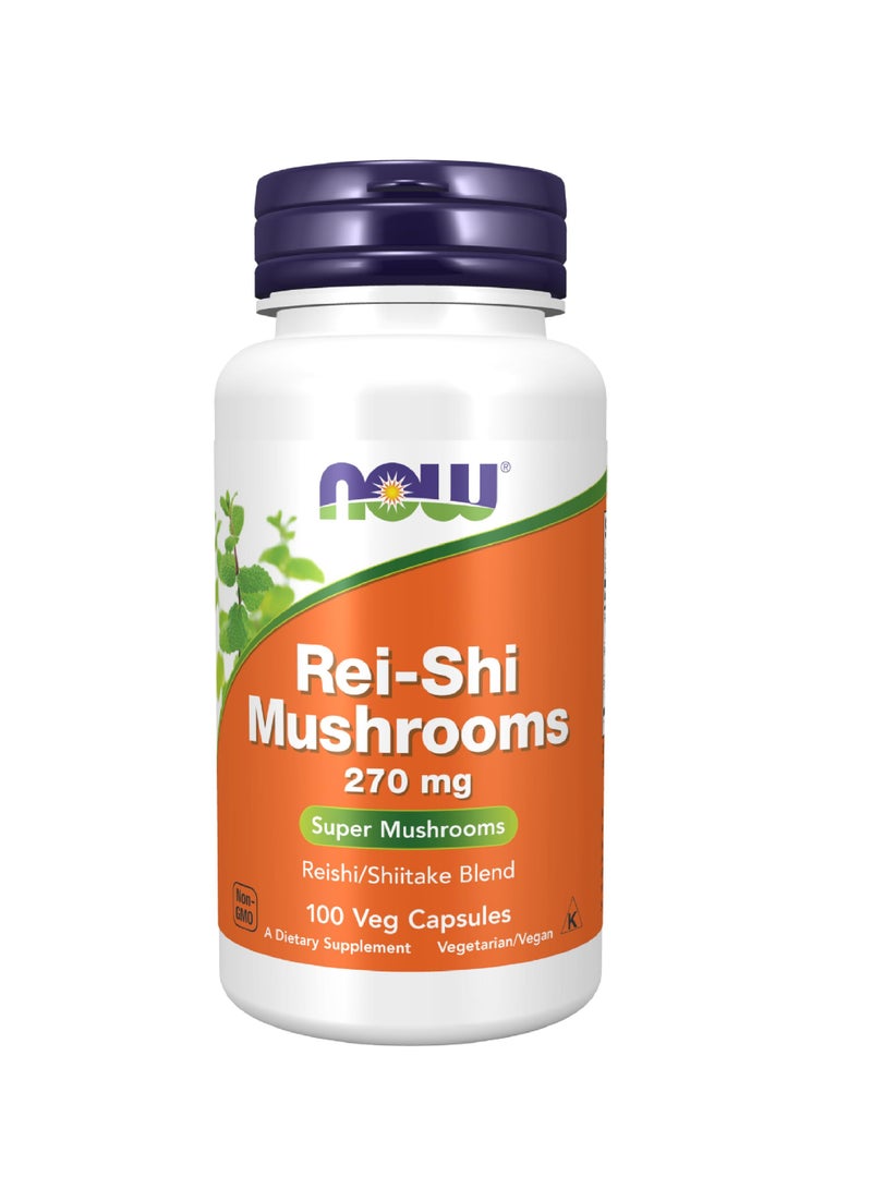 Now Rei-Shi Mushrooms 270mg 100 Capsules