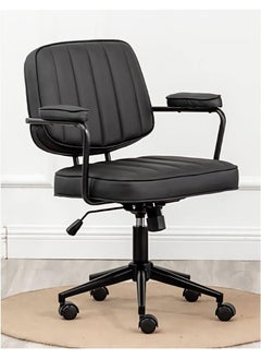 watheer Creative Ergonomic Computer Office Chair with Adjustable High Back, Fabric Swivel Office Chair with Armrests  - Image 2