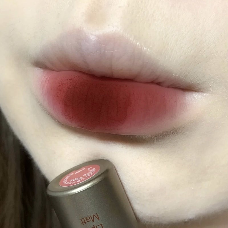 Dixi Small Silver Tube Lip Glaze Velvet Matte White Lip Mud Girl Natural All-Match Live New Makeup - Image 1