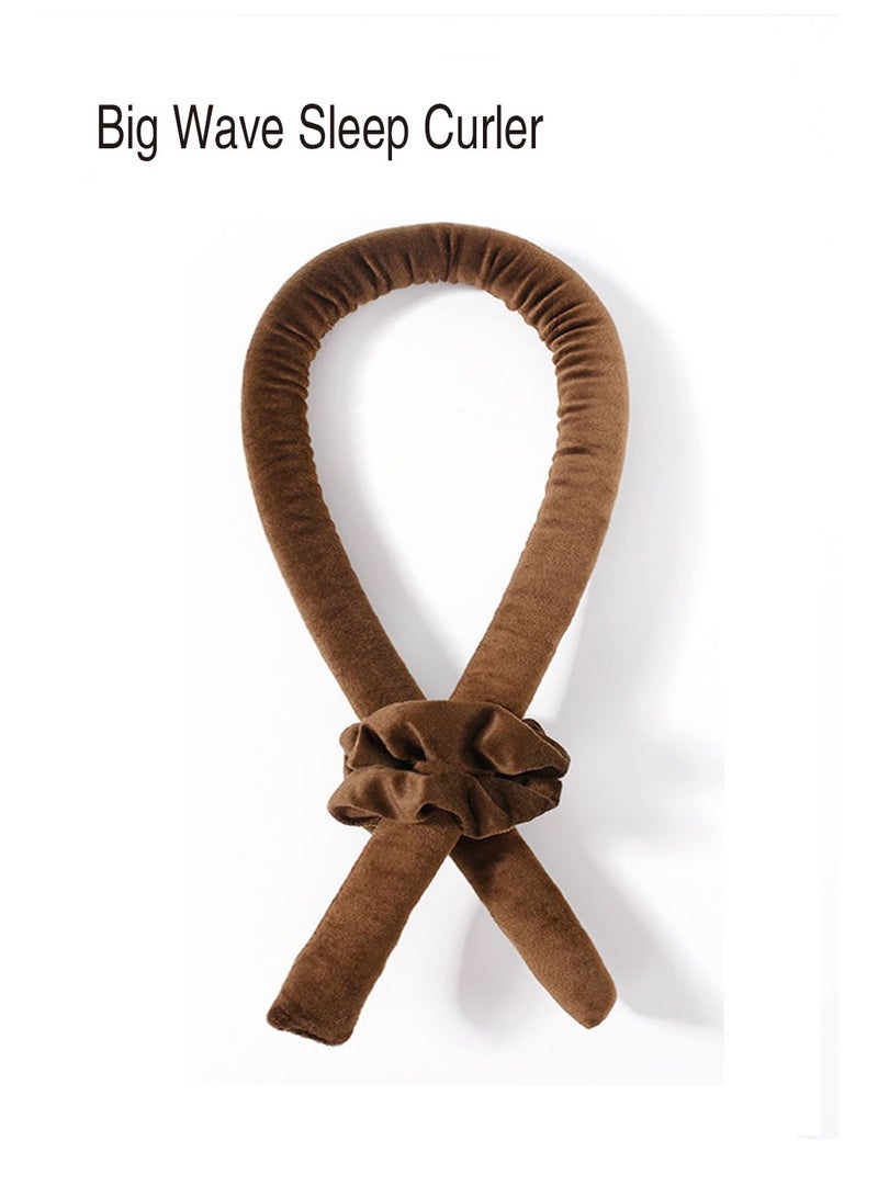مجموعة مكواة تجعيد الشعر بدون حرارة لتجعيدات الشعر طوال الليل - قضيب تجعيد الشعر الطبيعي مع عصابة رأس من الساتان ومشبك مخلب - أداة تجعيد الشعر بدون حرارة لمعظم أنواع الشعر، للنساء والمراهقات، للاستخدام اليومي والهدايا (أسود) - Image 2