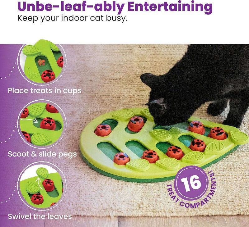 Catstages Nina Ottosson by Petstages Buggin' Out Puzzle & Play - Interactive Cat Treat Puzzle - Image 3