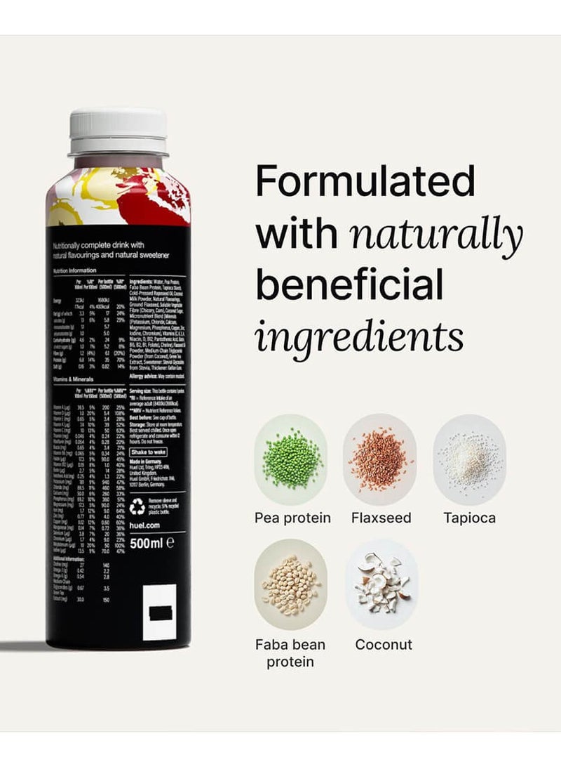 Huel Black Edition 500ml Strawberry Banana Pack of 8 - Image 2