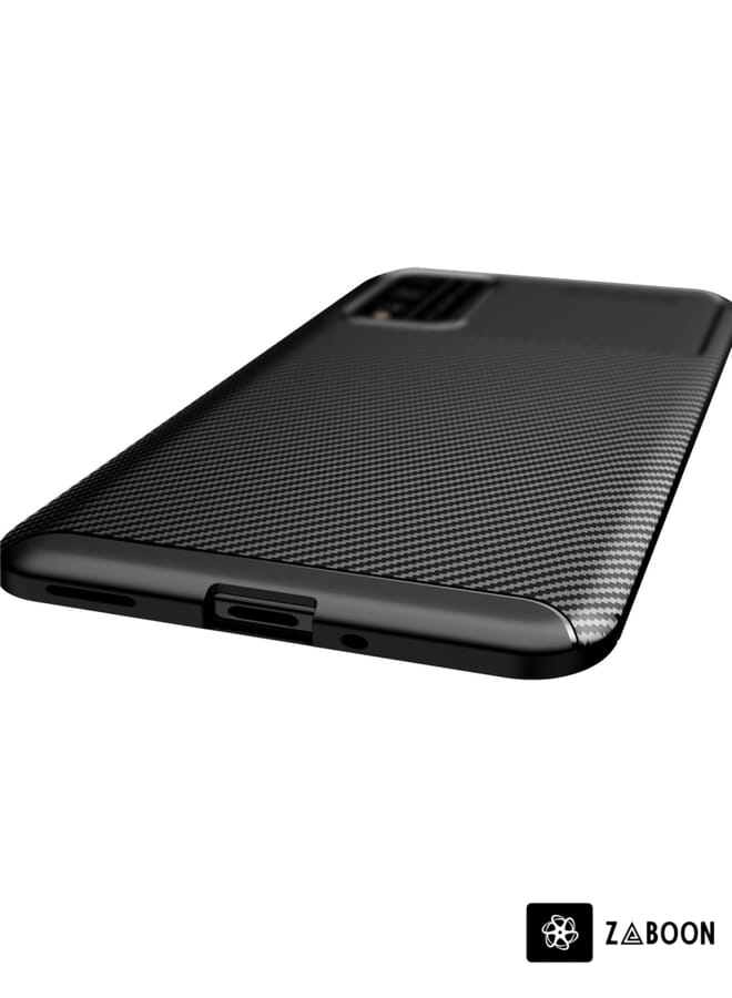 Zaboon Protective Case Cover For Huawei Honor Play 4T Pro Carbon Fiber Texture Shockproof TPU Case - Image 4