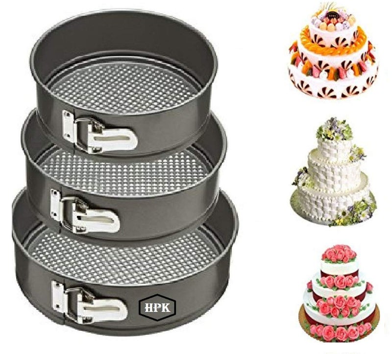 HPK 3pcs Cake Baking Detachable NonStick Molds - Image 1