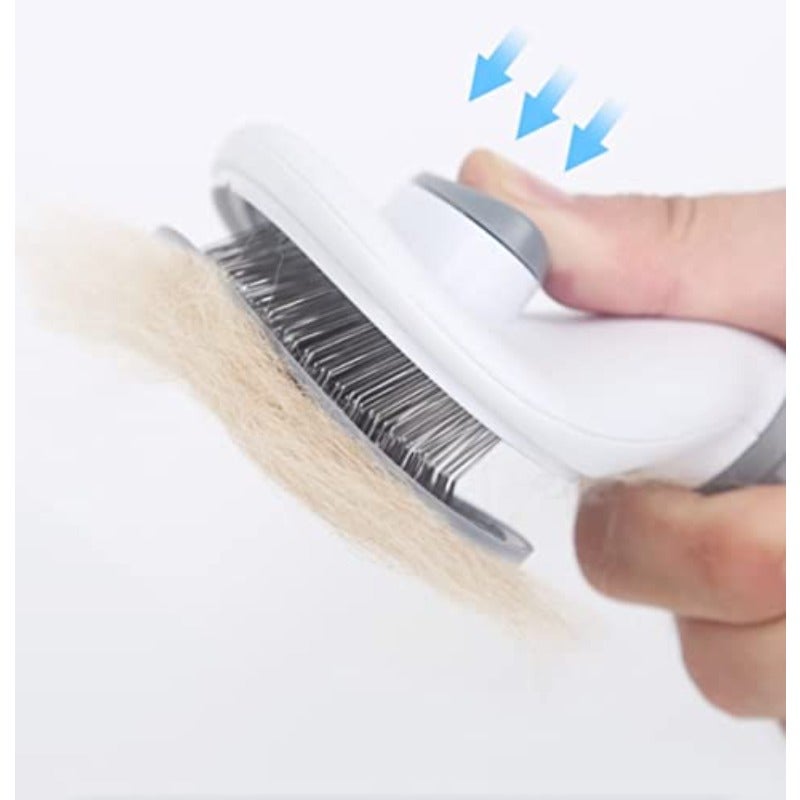 Pet Cat Brush for Shedding and Grooming Dog Hair Removal Brush Pet Groomer Shedding Grooming Tools Combs Rakes Cats Brush for Short or Long Haired Removes Loose Hair Tangles - Image 3