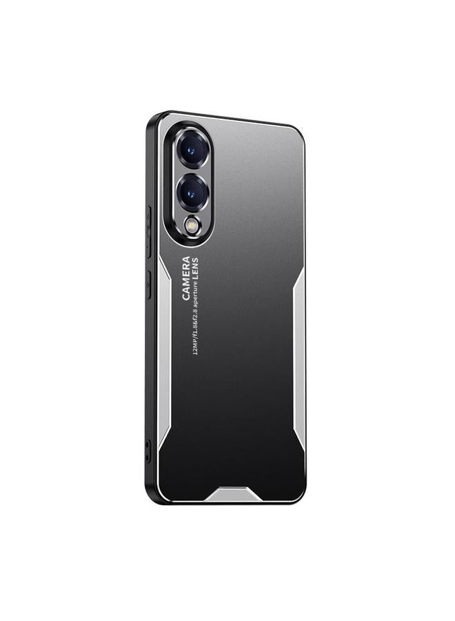 S-TOP Case For Samsung Galaxy S25 Edge 5G Blade Series TPU Hybrid Metal Phone Case - Image 1