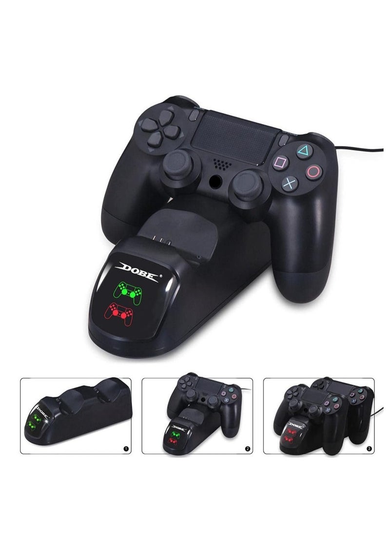 DOBE - DOBE FOMIS ELECTRONICS PS4 Controller Dual Charging Dock, TP4-889 - Image 1