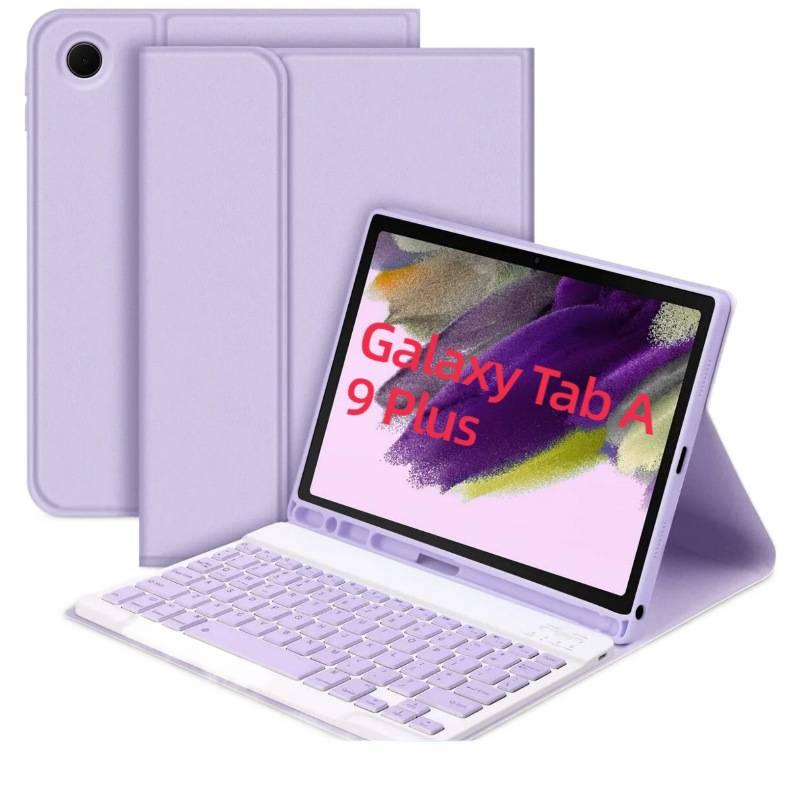 LL Blue Samsung Tab Keyboard Case Compatible with Multiple Samsung Tab Models with Protective Cover Stand Function and Daily Tablet Carry - Image 3