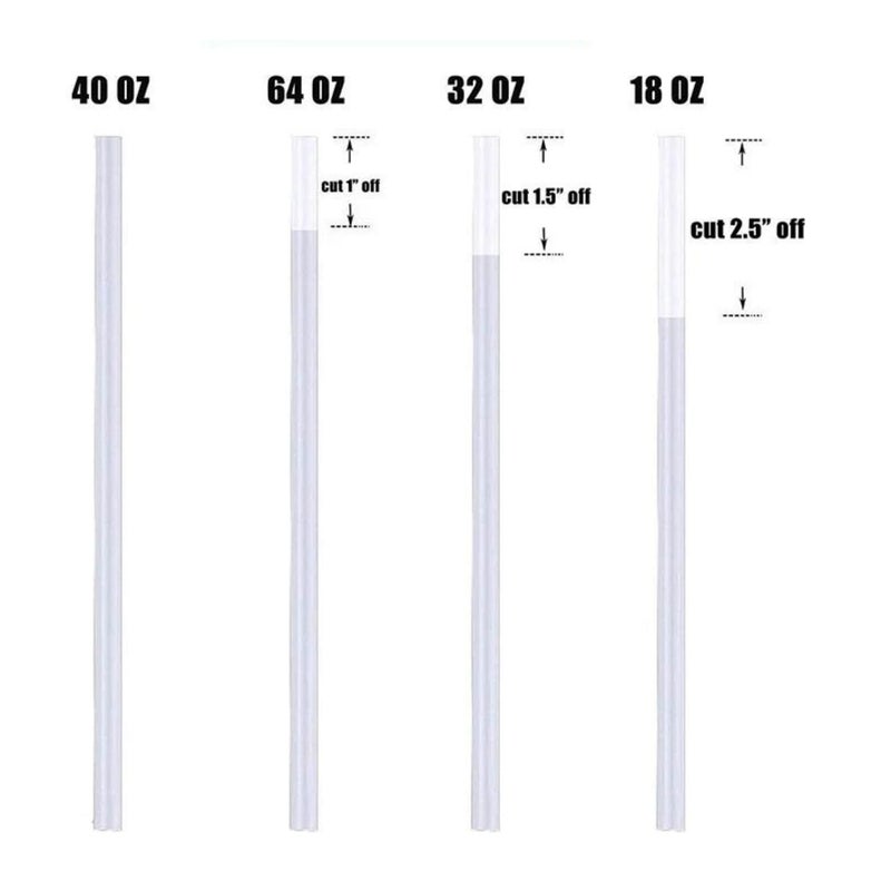 Hydro Energy 10-Pack Hydro Flask Replacement Straws for 32, 40, 18 oz for Wide Mouth Water Bottle Straw Lid, BPA Free Hydro Flask Straw, Replacement Straws for Water Bottles, (Fit Hydroflask Bottles) - Image 2