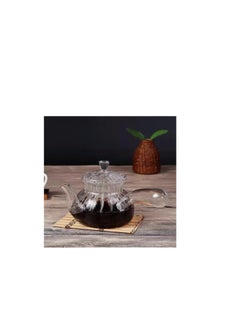 Piccasio PICCASIO Glass Teapot with Stainless Steel Infuser & Lid,Tea Kettle Stovetop Safe, Blooming Tea Clear Kettle ,Tea Maker, For Hot Tea, Iced Tea, Cold Brew Tea, Coffee Pot Ideal for Home Office & Hotel  - Image 2