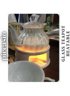 Piccasio PICCASIO Glass Teapot with Stainless Steel Infuser & Lid,Tea Kettle Stovetop Safe, Blooming Tea Clear Kettle ,Tea Maker, For Hot Tea, Iced Tea, Cold Brew Tea, Coffee Pot Ideal for Home Office & Hotel  - Image 5