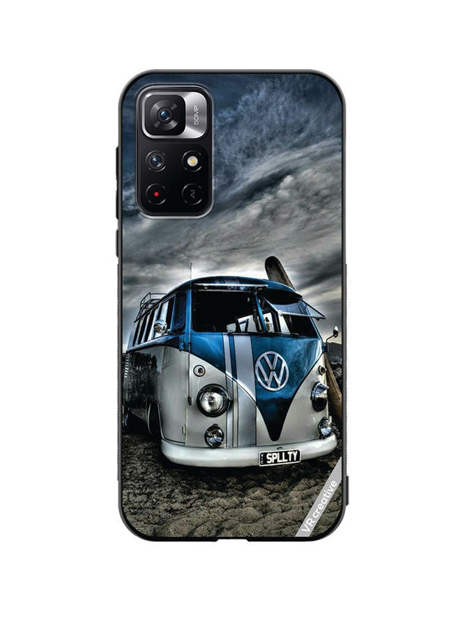 Protective Case Cover For Xiaomi Redmi Note 11T 5G Mini Bus Design Multicolour