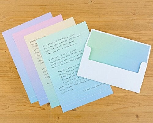 IMagicoo 48 Cute Colorful Writing Stationery Paper Letter Set with 24 Envelope & Label Seal Sticker - Image 3