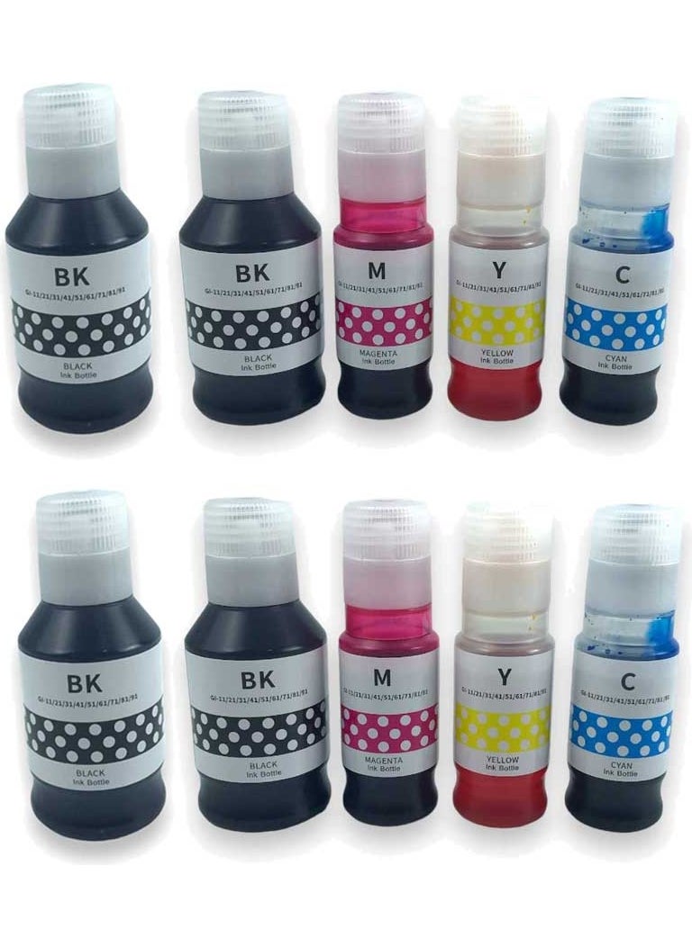 Ekoset Canon G3420 G3430 G3460 Color Compatible Ink Set of 10  - Image 1