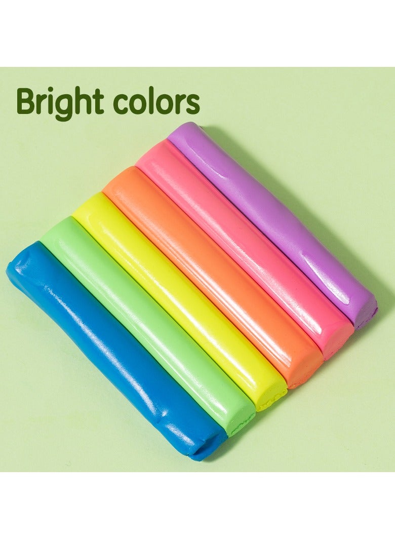 Deli EH713 Plasticine 6 colors 70g - ideal for creative handcraft play - Image 2