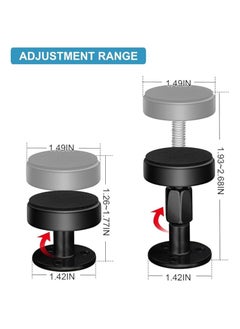 Generic Adjustable Threaded Bed Frame Anti-Shake Tool – 4PCS Headboard Stoppers for Beds, Cabinets & Sofas, Noise Reducer & Stabilizer, Easy Install for Secure Support  - Image 2