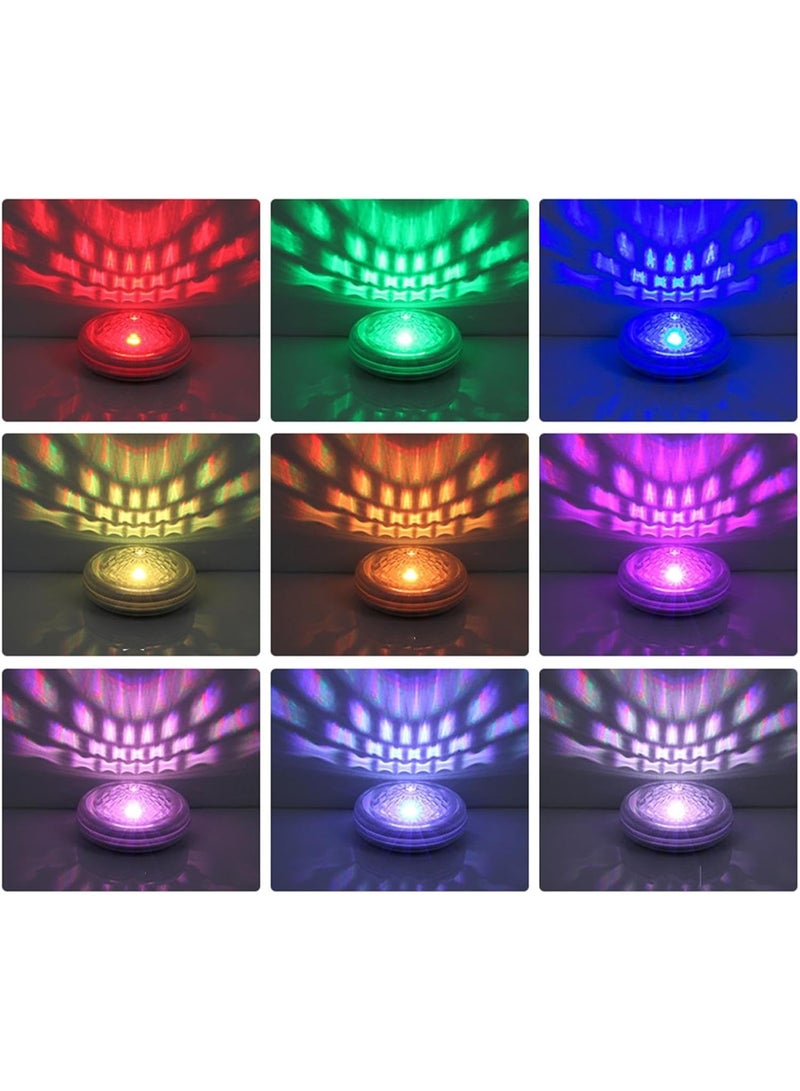 Soofam 2pcs Solar Powered Floating Pool Lights - IP68 Waterproof Floating Pool Lights | Colorful 9 Lighting Changing Lamp with 3 Timing Mode & 3 Levels Brightness Adjustment for Garden - Image 5