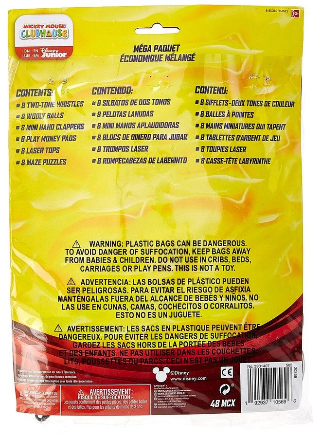 Amscan Mickey Mouse Forever Mega Mix Value Pack ; Assorted 48 Pcs. - Image 3