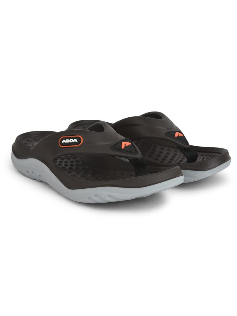 ADDA (LABEL) Cloud Lite || Durable & Comfortable || Acupressure Sole || Lightweight || Fashionable || Super Soft || Thong Flip-Flops For Men, 9 UK - Image 4