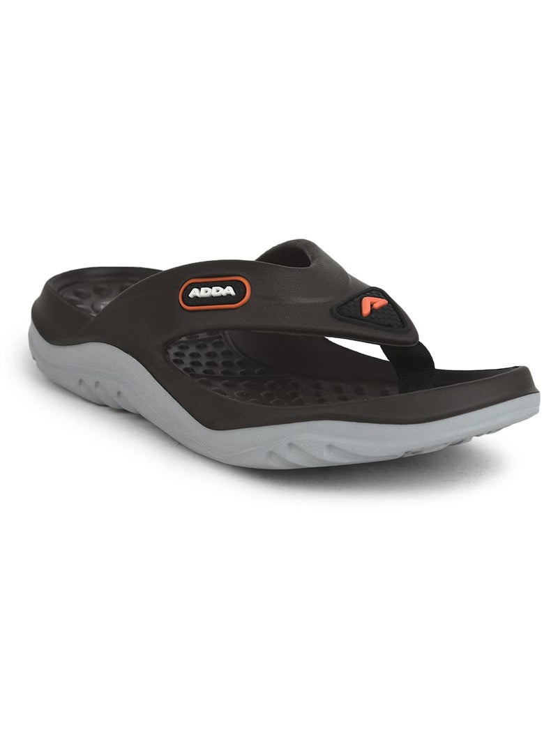 ADDA (LABEL) Cloud Lite || Durable & Comfortable || Acupressure Sole || Lightweight || Fashionable || Super Soft || Thong Flip-Flops For Men, 9 UK - Image 2