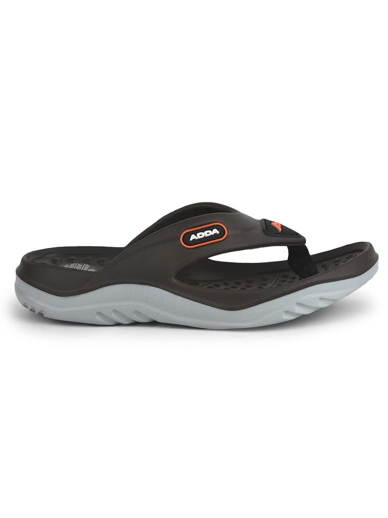 ADDA (LABEL) Cloud Lite || Durable & Comfortable || Acupressure Sole || Lightweight || Fashionable || Super Soft || Thong Flip-Flops For Men, 9 UK - Image 5