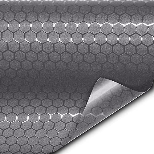 VViViD Honeycomb Matte Smoke Taillight Tint Bulk Vinyl Roll 1ft x 5ft - Image 1