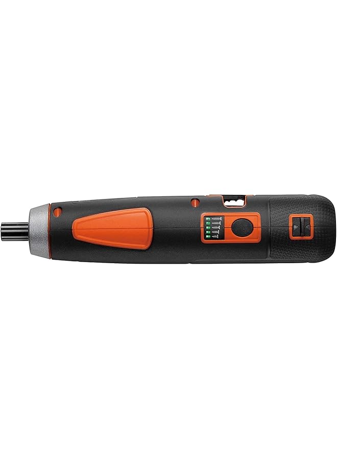 BLACK+DECKER Cordless Electric Screwdriver 4V 5Nm Li Ion 27 Accessories Push Start Precision E Clutch Led Light Wire Stripper Kitbox Compact And Lightweight Orange Black Bd40K27 B5 - Image 2