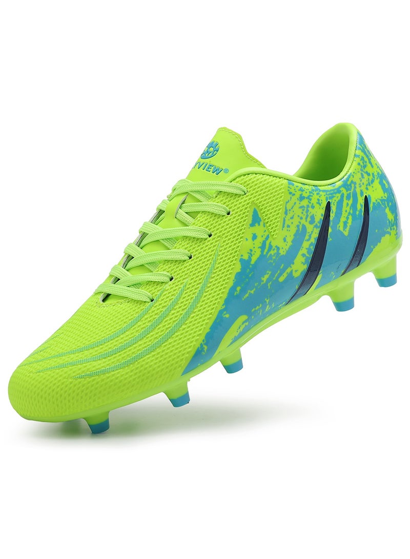 سكاي فيو أحذية كرة القدم للرجال والنساء، أحذية كرة قدم منخفضة الرقبة، خفيفة الوزن، مقاومة للصدمات، أحذية رياضية للتدريب، أحذية عشبية احترافية قابلة للتهوية، أحذية رياضية لكرة القدم - Image 1
