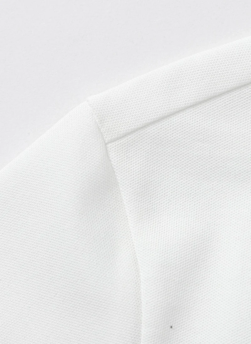 Balabala White Kids Unisex Lapel short-sleeved T-shirt  | Best Price UAE