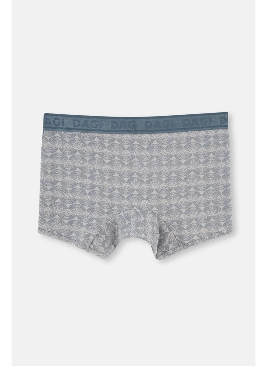 dagi Gray 4210 Micro Modal Patterned Boxer