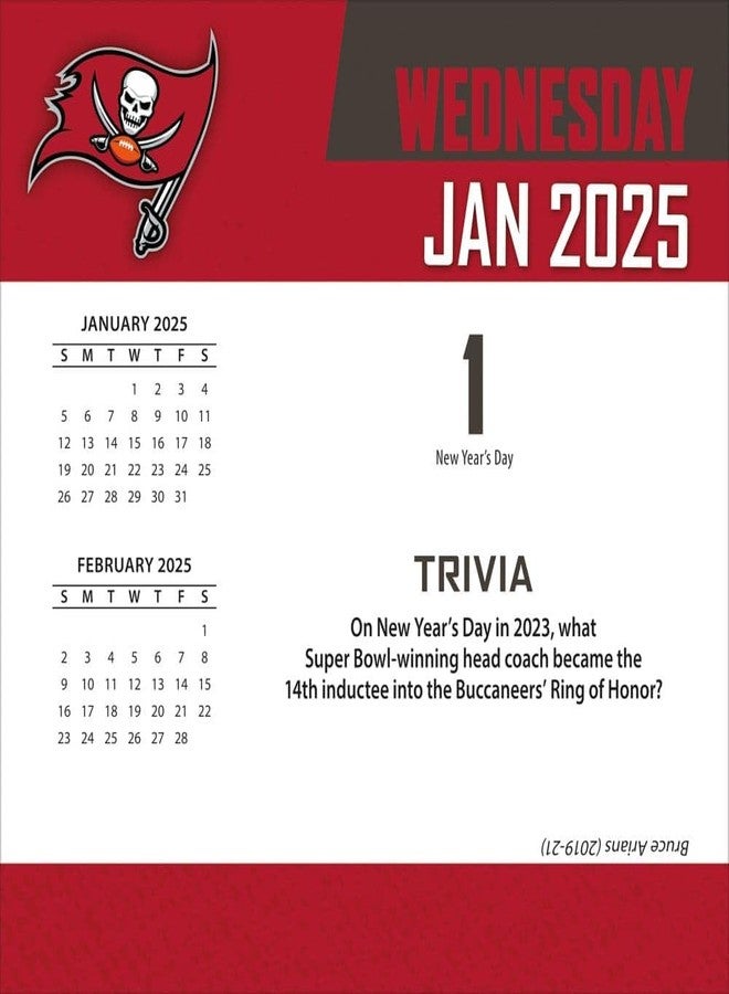 Turner Licensing Turner Sports Tampa Bay Buccaneers 2025 Box Calendar (25998053057) - Image 3