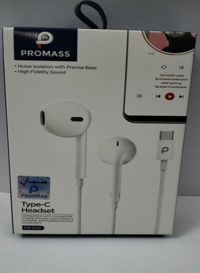 promass Promass Headset Noise Isolation With Precise Bass Z87E58490B2F2E03C6A6FZ
