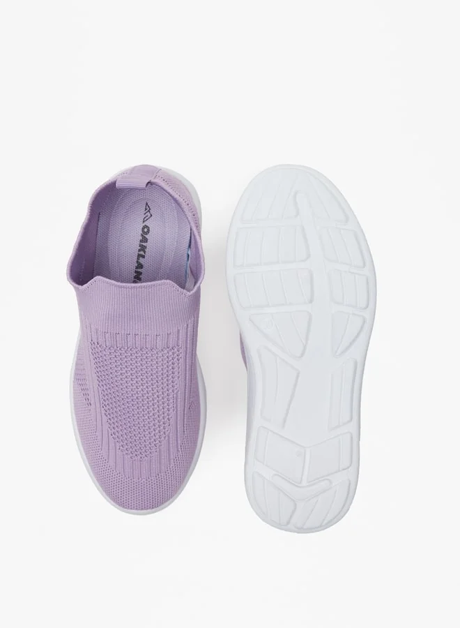 Oaklan by Shoexpress Girls Textured Slip-On Walking Shoes
