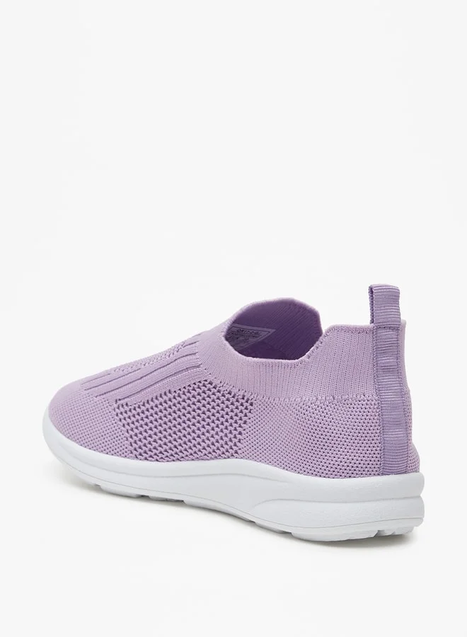 Oaklan by Shoexpress Girls Textured Slip-On Walking Shoes
