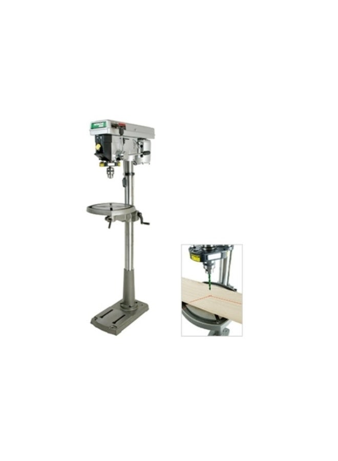 Hikoki مكبس حفر طاولة هيكوكی 16 مم، 750 واط، محرك 1 حصان، قاعدة حديد زهر ثقيلة، 75 كجم – حفر دقيق حتى 15 مم في الفولاذ – نموذج B16RMFWZ - Image 3