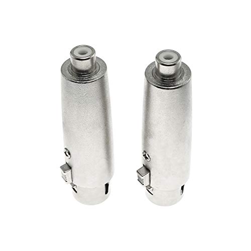 Maxmoral XLR to RCA Adapter Converter, 2PCS Metal Construction Connector for Microphone Audio Electronics - Image 5