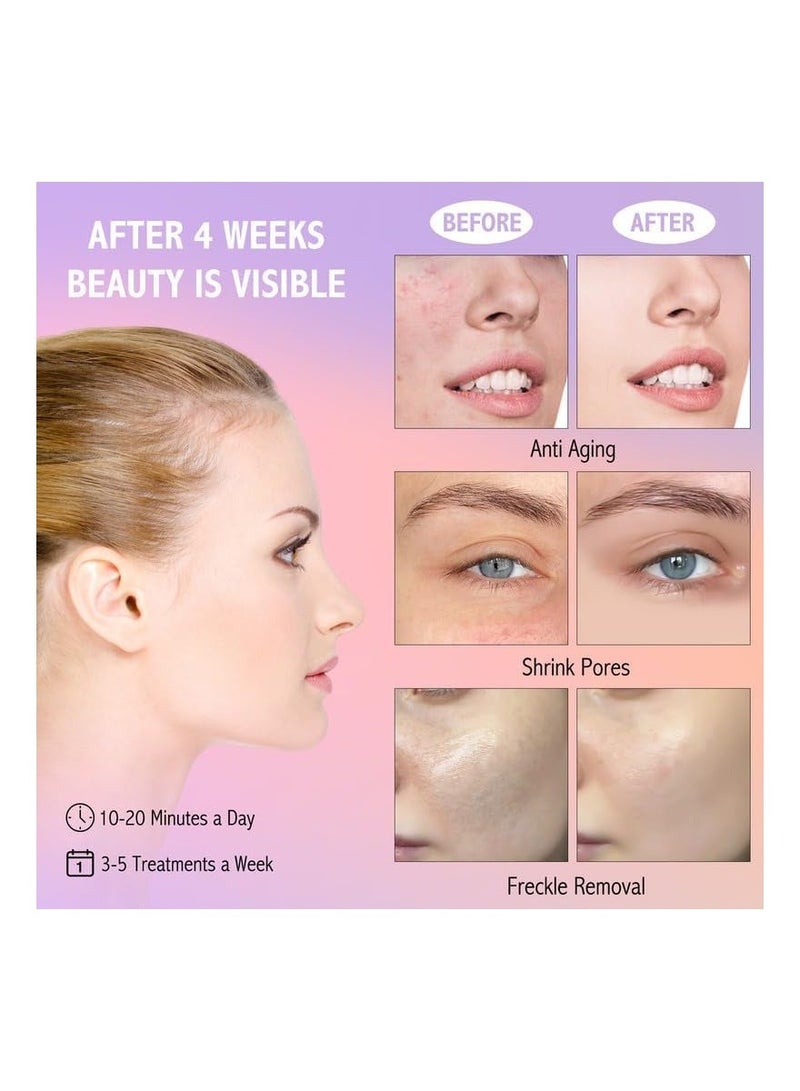 إسكدنيا علاج الضوء الأحمر للوجه، قناع سيليكون LED ضوء أحمر بأربعة ألوان 660 نانومتر و 850 نانومتر للاستخدام المنزلي، اليوغا، الساونا، ممارسة الرياضة، المشي، لأحجام وجه مختلفة - Image 4