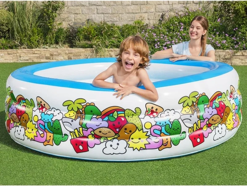 Bestway Inflatable Jumbo Patterned Pool 51122