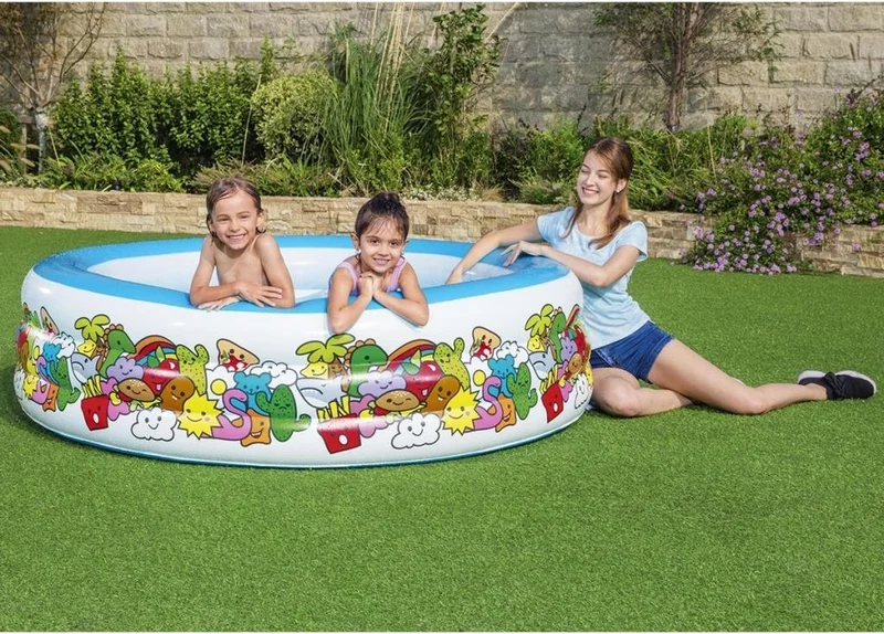 Bestway Inflatable Jumbo Patterned Pool 51122
