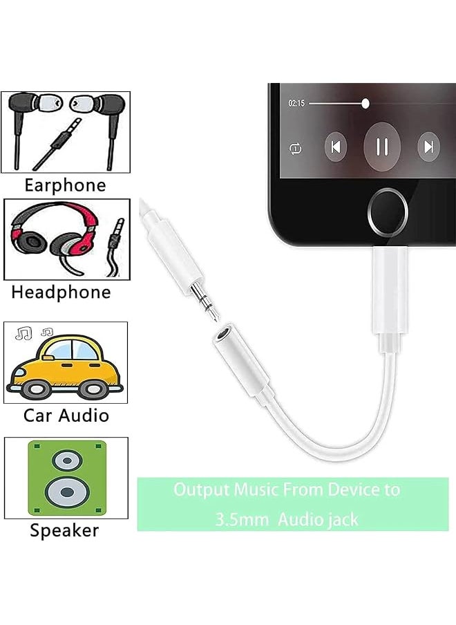 erorex - Lightning To 3.5Mm Female Aux Audio Adapter Aux Adapter Audio Earphone Adapter For Iphone 7 Iphone 7 Plus - Image 1