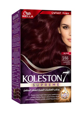 Koleston Supreme Hair Color 3/66 Violet Auburn - view 2