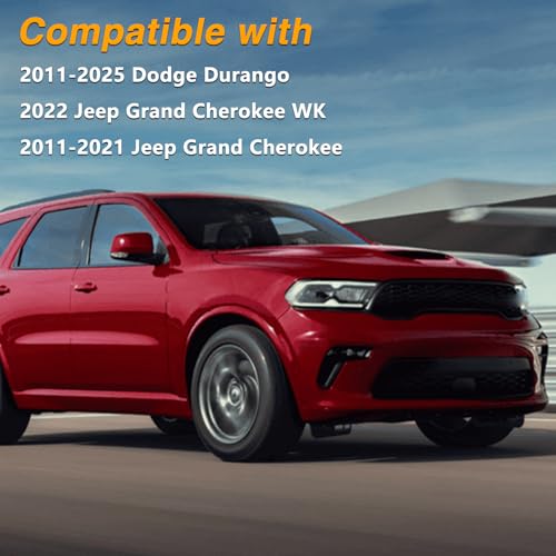 KPALAG Hood Seal Strip Compatible with 2011-2021 Jeep Grand Cherokee 2011-2025 Dodge Durango, Front Seal with Rivets Replace# 68070493AA - Image 3