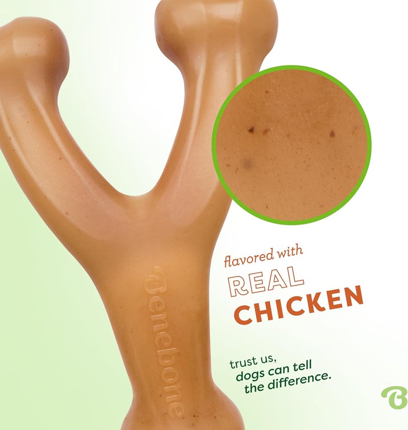 Benebone Wishbone Dog Chew Toy Chicken, 110 G - Image 2