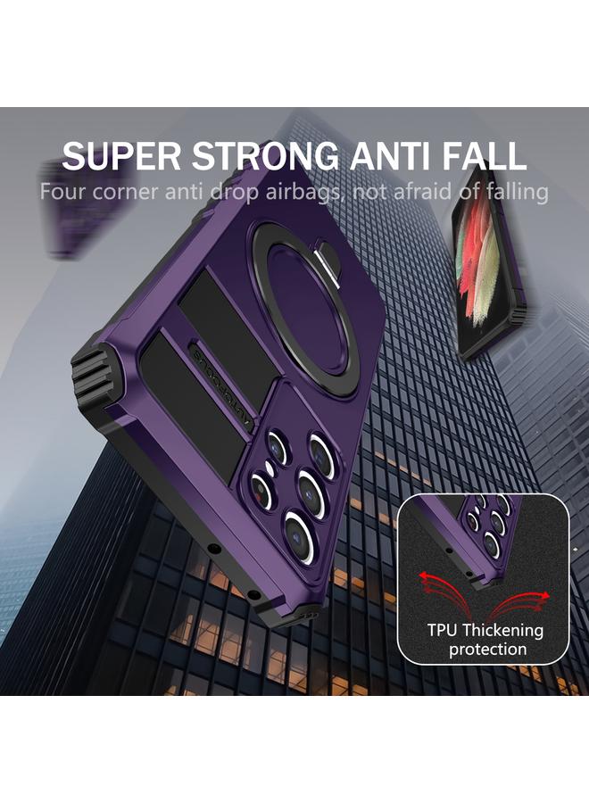 إيروريكس جراب لهاتف Samsung Galaxy S21 Ultra 5G مع حامل مغناطيسي MagSafe - Image 4