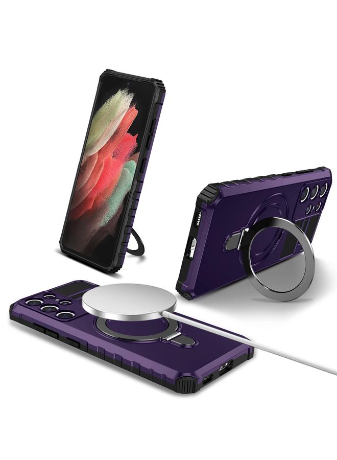 إيروريكس جراب لهاتف Samsung Galaxy S21 Ultra 5G مع حامل مغناطيسي MagSafe - Image 1