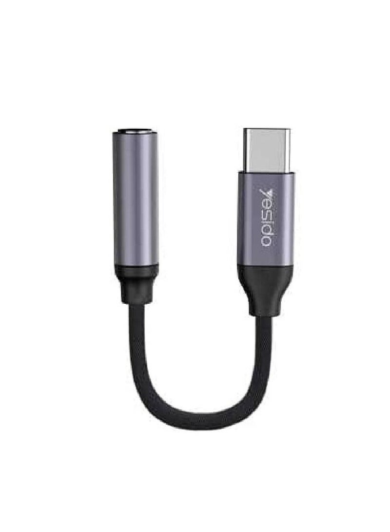 Type C to Aux 3.5mm  Female Headphone Jack Audio Dongle Cable